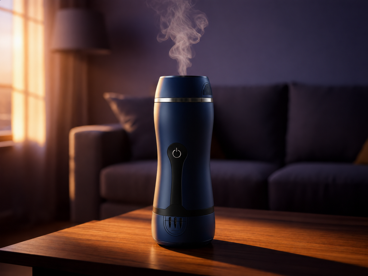 Wysp device operating in a softly lit room
